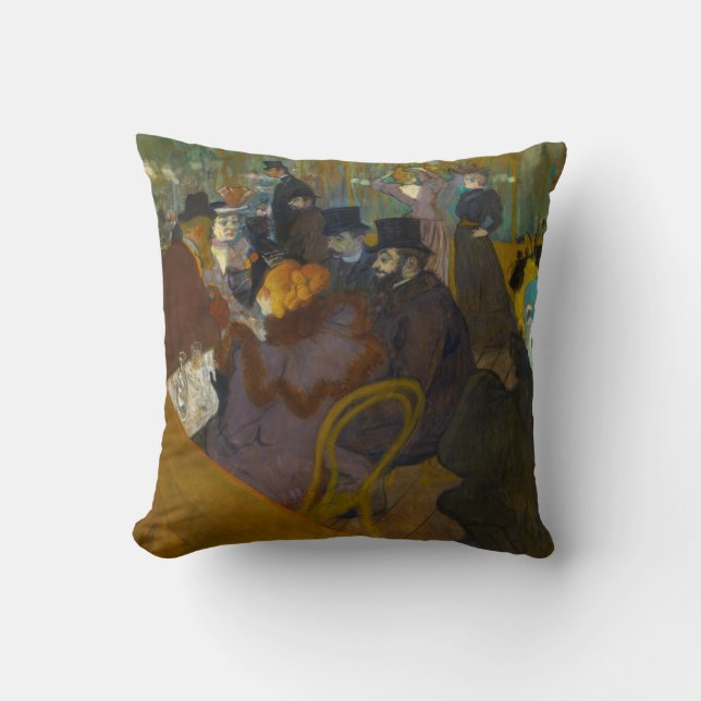 Coussin Toulouse-Lautrec - Au Rouge (Recto)