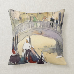 Coussin Tour de gondole d'air des destinations   Venise