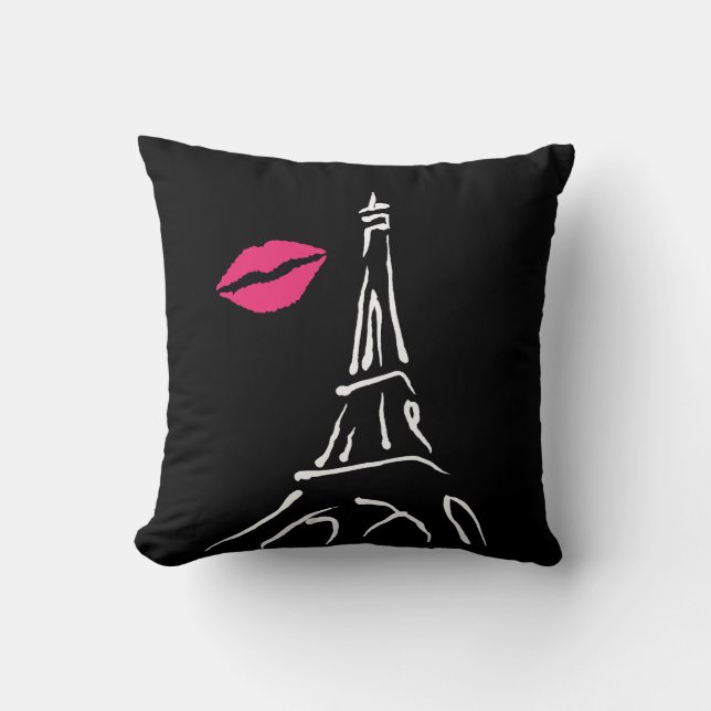 Coussin Tour Eiffel Amour (Recto)