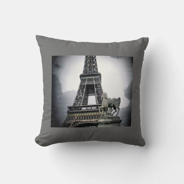 Coussin Tour Eiffel - Design 1 (Recto)