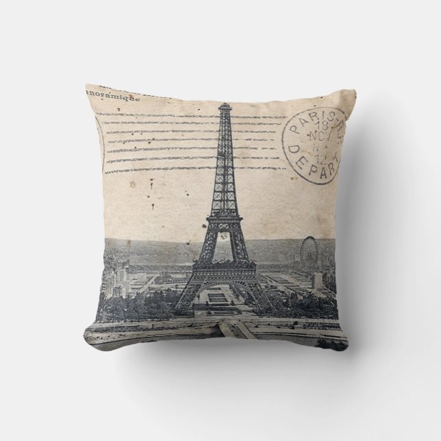 Coussin Tour Eiffel Paris (Recto)