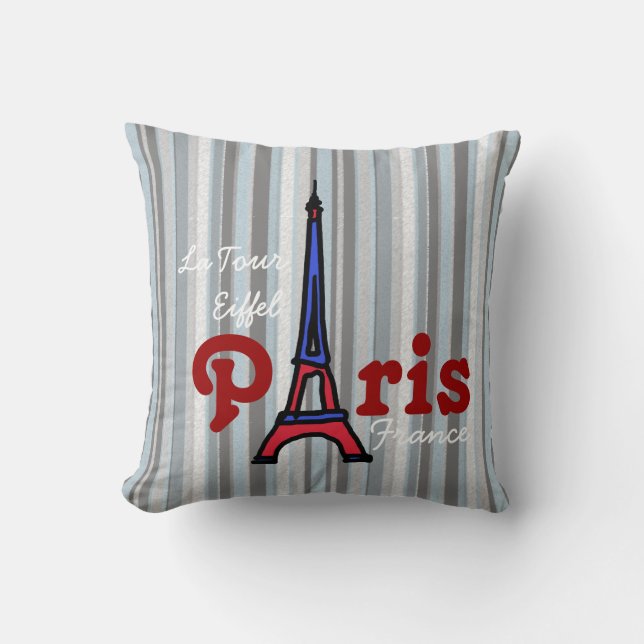Coussin Tour Eiffel Paris-France (Recto)
