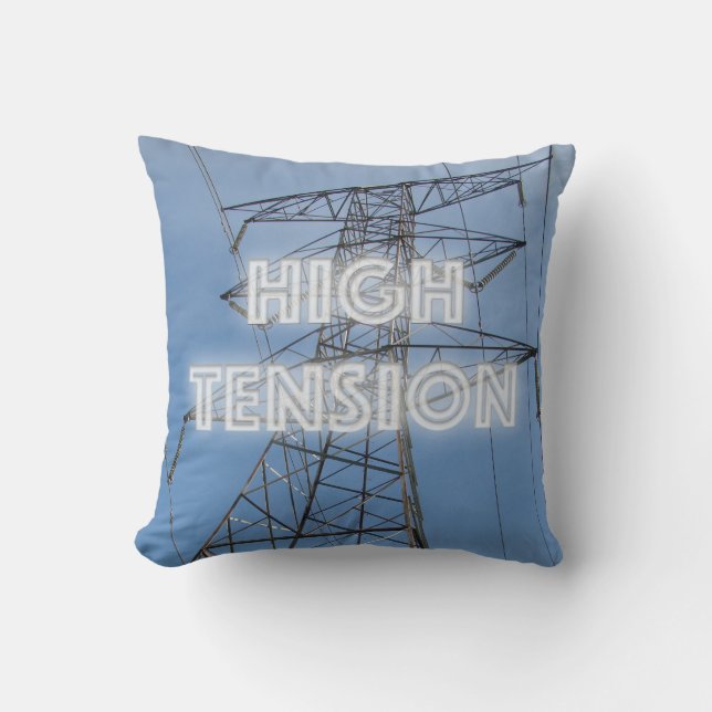 Coussin Tour haute tension (Recto)