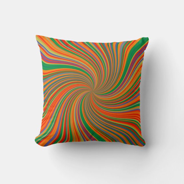 Coussin Tourbillon Coloré (Recto)