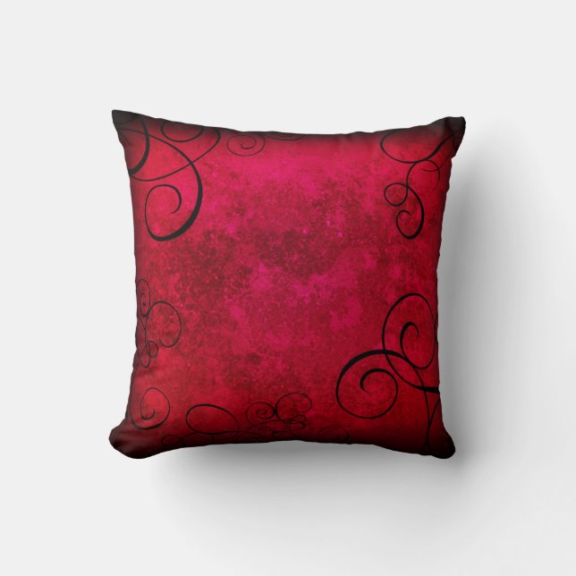 Coussin Tourbillons gothiques (Recto)