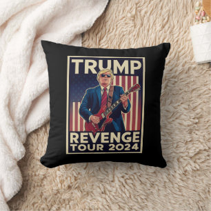 Coussin Tournée de revanche de Trump 2024 Élection politiq