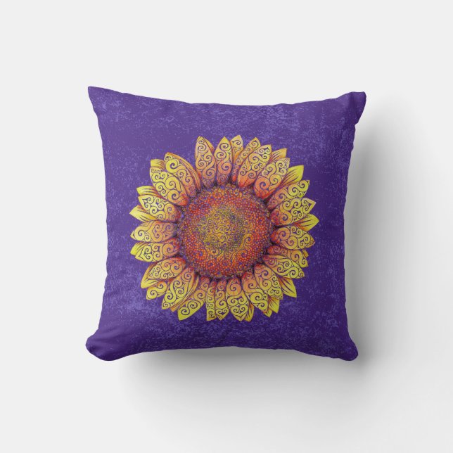 Coussin Tournée tourbillonnant (Recto)