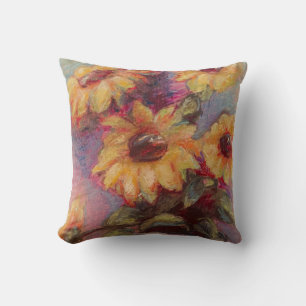 Coussin tournesol