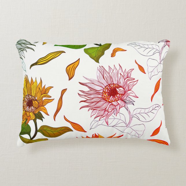 Coussin tournesol (Devant)