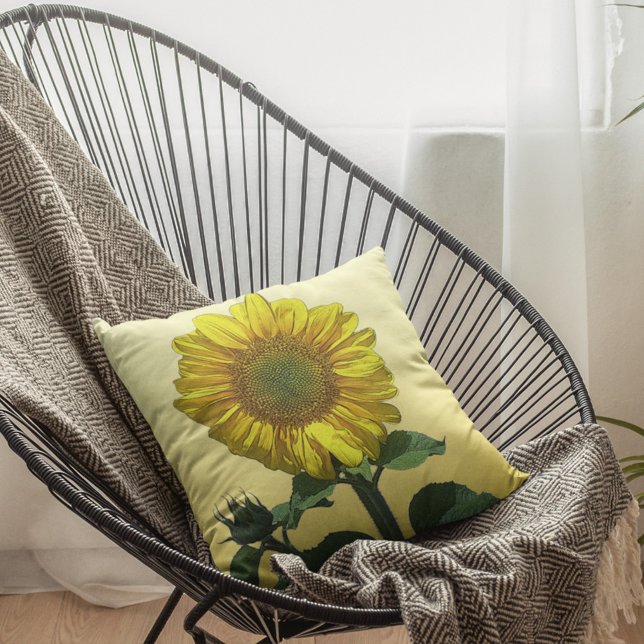 Coussin Tournesol (Créateur téléchargé)