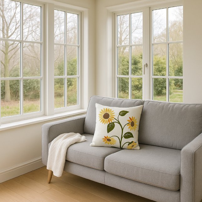 Coussin Tournesol (Créateur téléchargé)