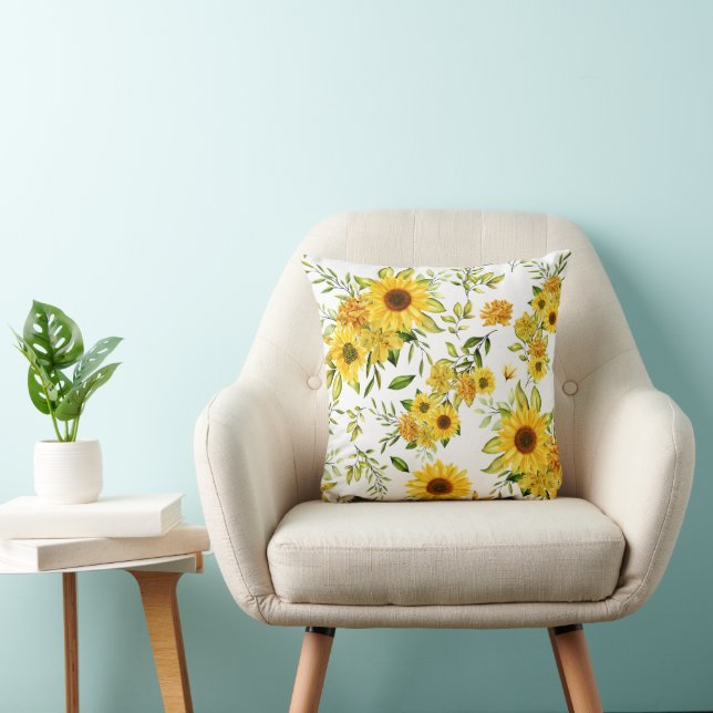 Coussin Tournesol 8 (Chaise)
