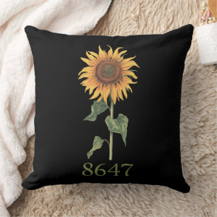 Coussin Tournesol 8647 86 47 Subtle Anti Trump Floral Boho
