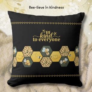 Coussin Tournesol Accent Moderne Chic Bumble Bee