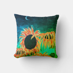 Coussin Tournesol de minuit