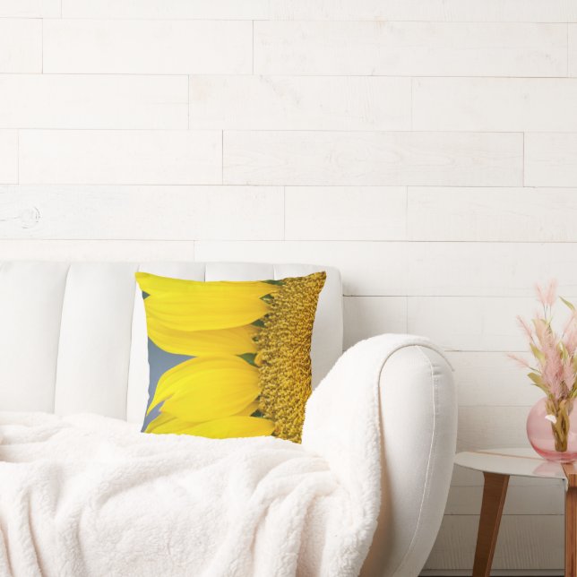 Coussin Tournesol Fermer la photo (Canapé)