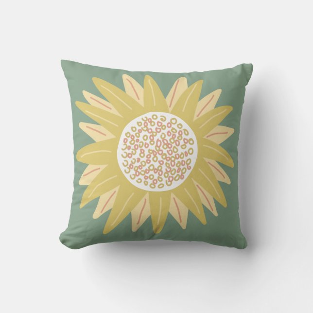 Coussin Tournesol géant (Recto)