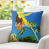 Tournesol Jaune Photo Hello Sunshine Script Bold