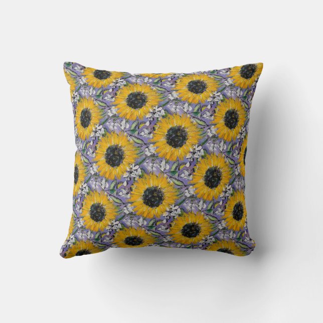 Coussin Tournesol Medley Jeu d'oreiller (Verso)
