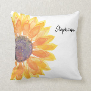 Coussin Tournesol personnalisé