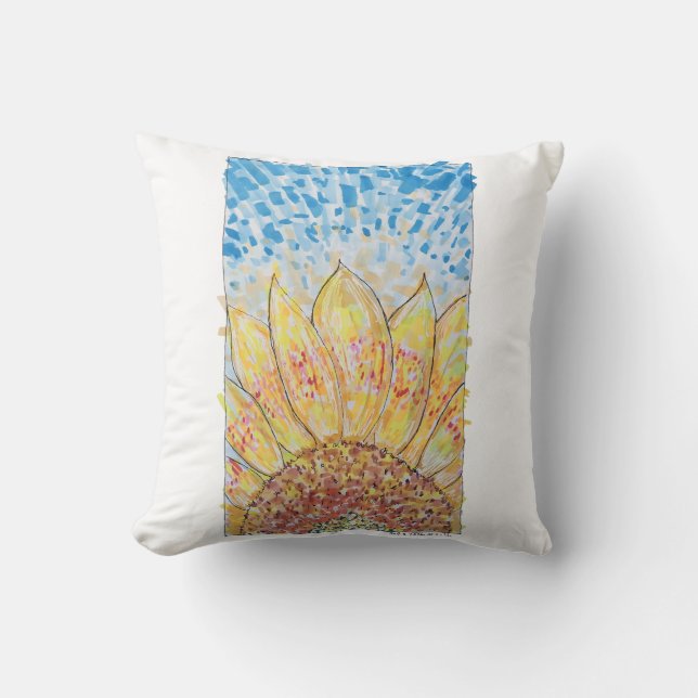 Coussin Tournesol Radiant Bloom (Recto)