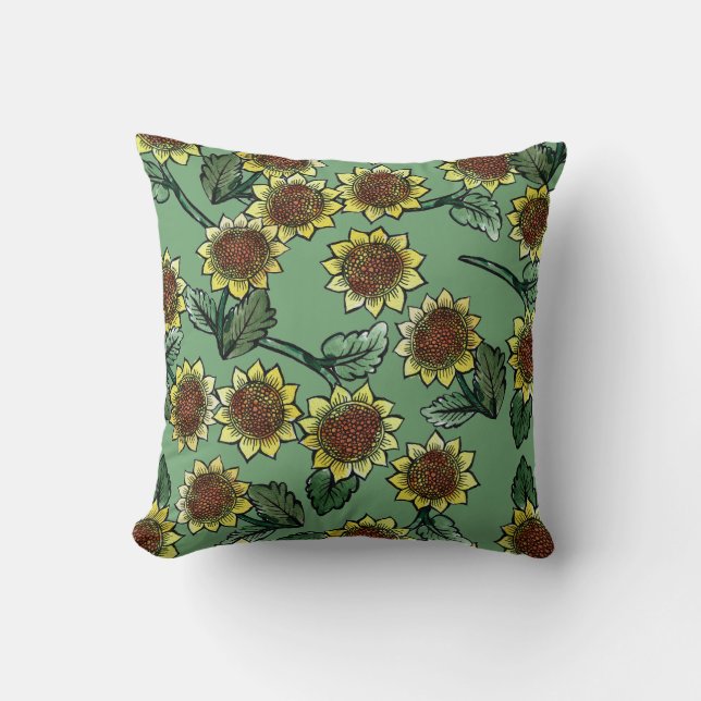Coussin Tournesols                                         (Recto)