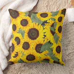 Coussin tournesols