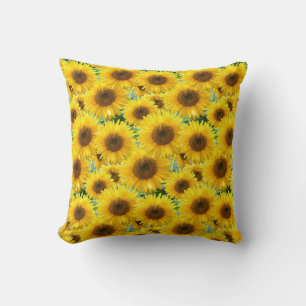 Coussin Tournesols en fleurs