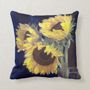 Coussin Tournesols jaunes
