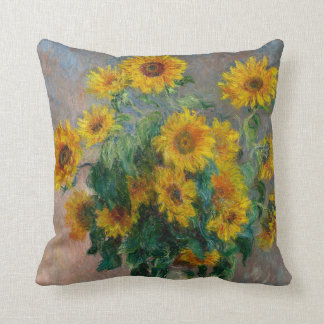 Coussin Tournesols par Claude Monet