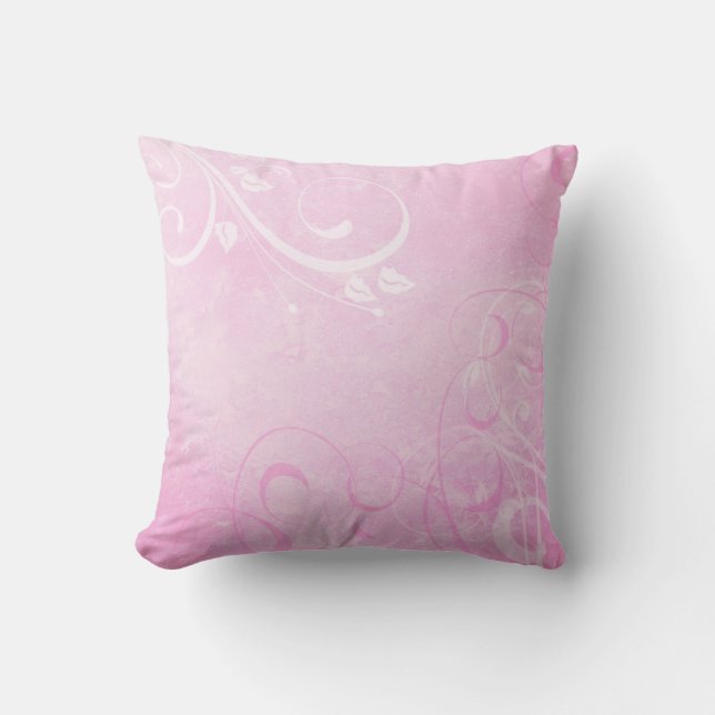 Coussin Tournures roses (Recto)