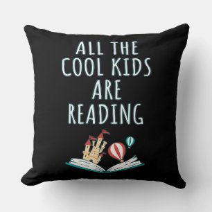 Coussin Tous Les Enfants Cool Lisent L'Oreiller À Jets