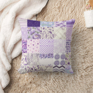 Coussin Tous les Motif de courtepointe Lavender Cheat 2025