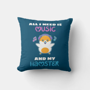 Coussin Tout Ce Dont J'Ai Besoin, C'Est De Musique Et De H