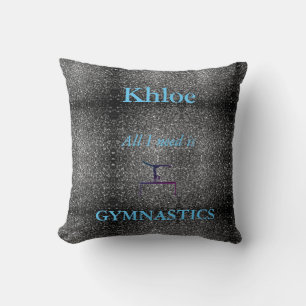 Coussin TOUT CE DONT J'AI BESOIN EST LA GYMNASTIQUE Coussi