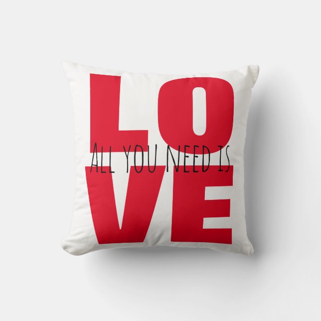 Coussin Tout Ce Dont Vous Avez Besoin, C'Est De L'Oreiller (Recto)