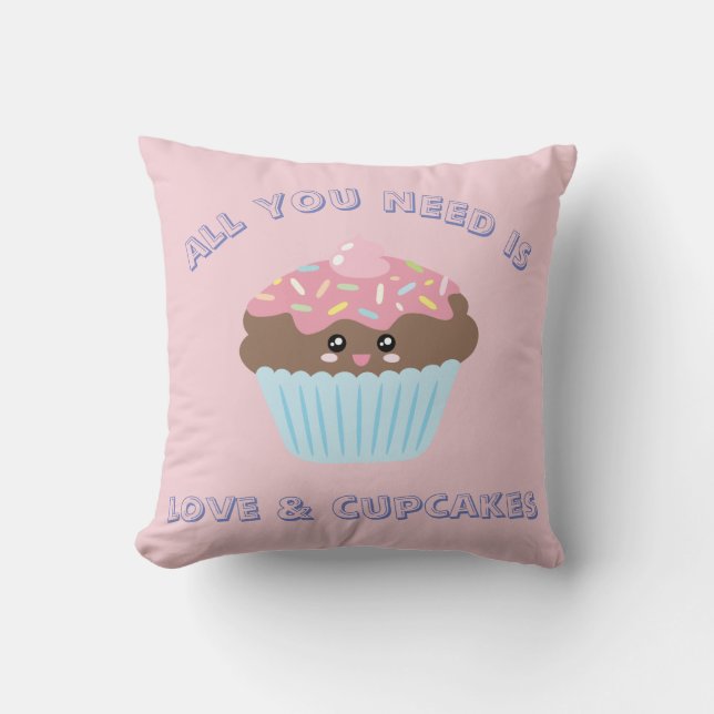 Coussin Tout Ce Dont Vous Avez Besoin Est L'Amour Et Les C (Recto)