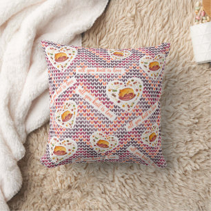 Coussin Tout ce que vous avez Knit est Love Cat Design