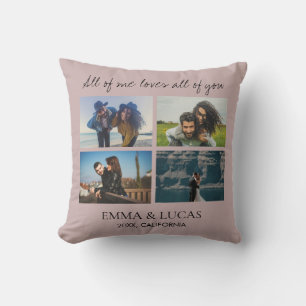 Coussin Tout de moi aime tout de toi – Photo personnalisée