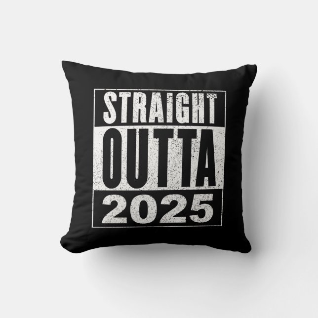 Coussin Tout droit sorti de 2025 (Recto)
