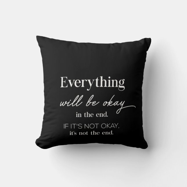 Coussin tout ira bien (Recto)