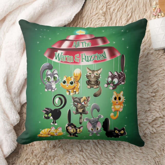 Coussin TOUT LE CHAUD & FUZZIES par Jeff Willis Art (Couverture)