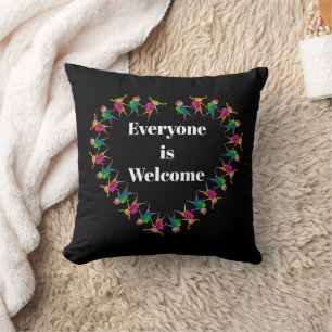 Coussin Tout le monde est l'Oreiller de bienvenue