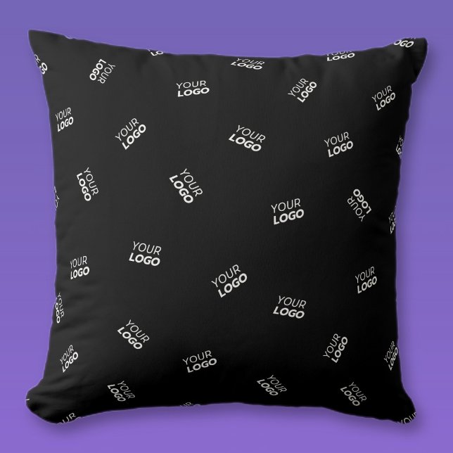 Coussin Tout logo ou image téléchargée | Motif dispersé (Créateur téléchargé)
