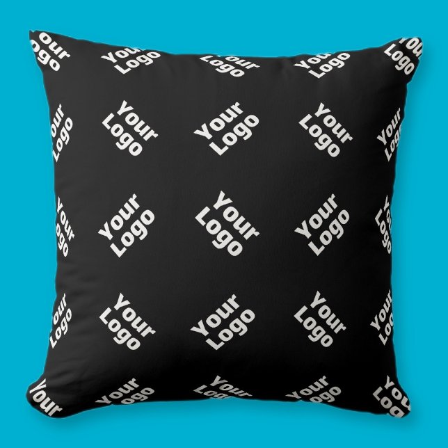 Coussin Tout logo ou image téléchargée | Motif éparpillé (Créateur téléchargé)