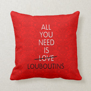 Coussin TOUT que VOUS AVEZ BESOIN EST AMOUR, stylets