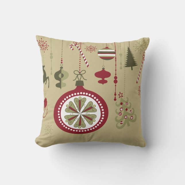 Coussin Toutes les choses Noël (Recto)