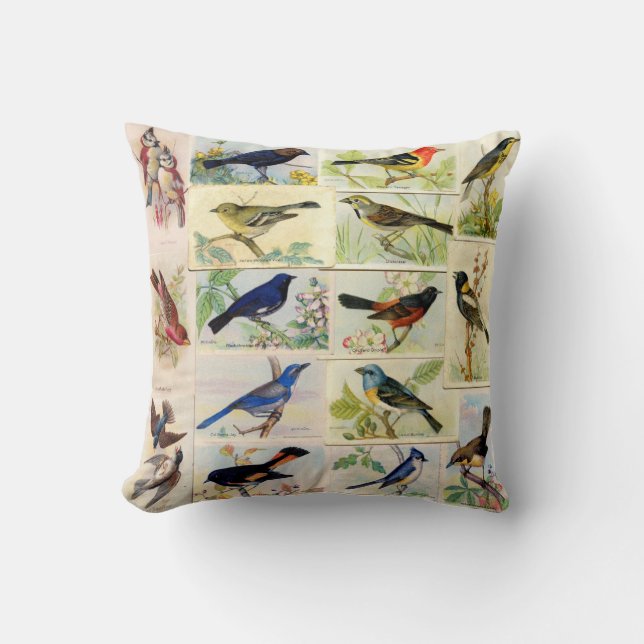 Coussin Toutes sortes d'oiseaux (Recto)