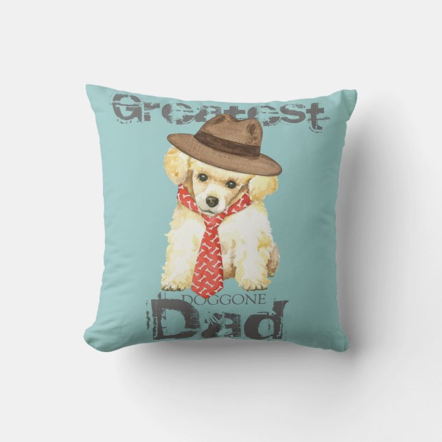 Coussin Toy Poodle Papa (Recto)