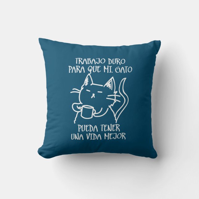 Coussin Trabajo duro (Recto)